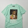 Flash Sale Lil Wayne Weezy F Baby Photo Short Sleeve Tee - Light Blue Graphic Tees