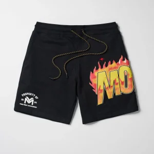 Clearance Lil Wayne Young Money Graffiti Embroidered Shorts Shop All Bottoms | Shorts