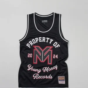 Fashion Lil Wayne Young Money Records Basketball Jersey - Black Jerseys