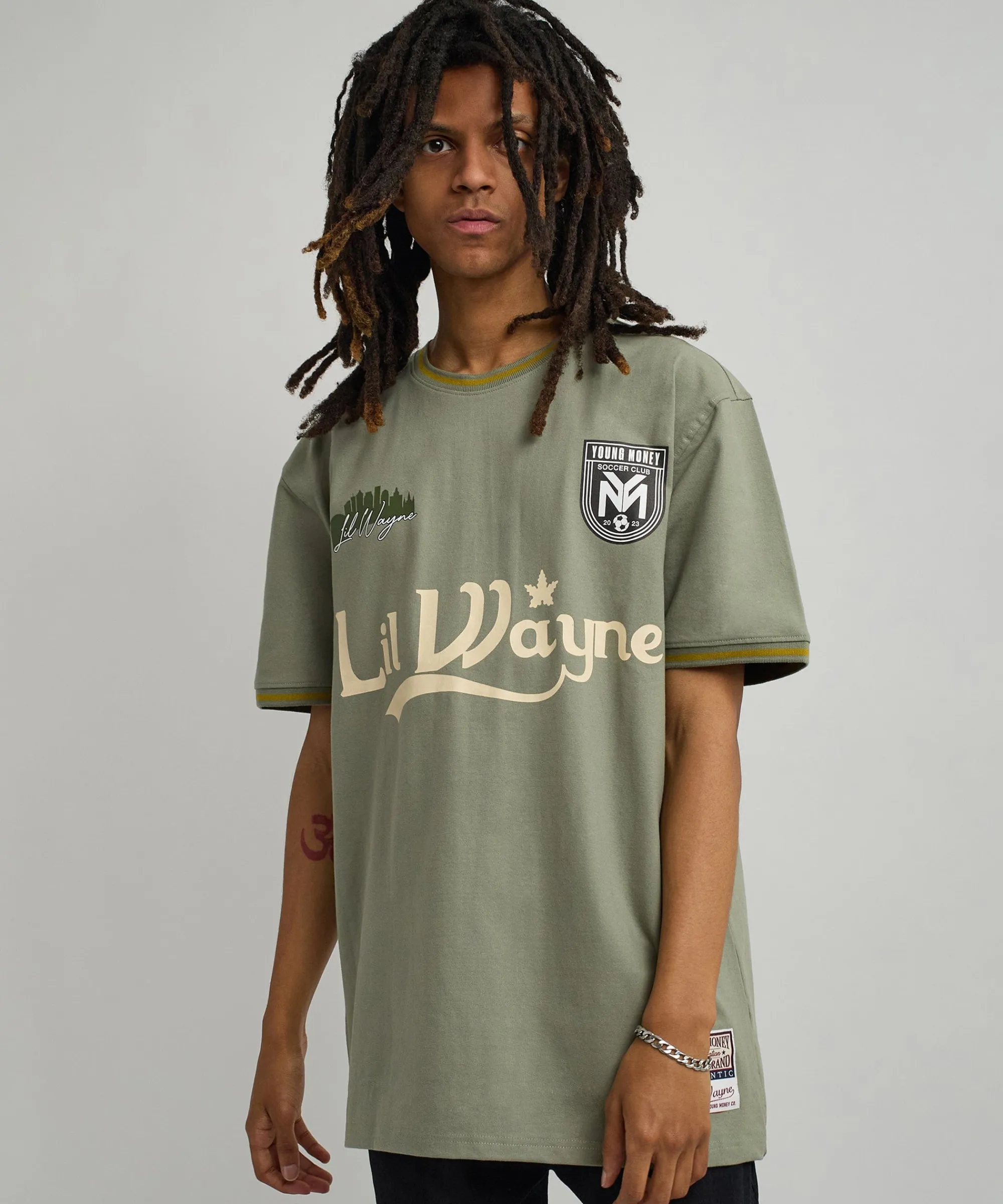 lil_wayne_young_money_soccer_jersey__olive_green_0.webp Best Lil Wayne Young Money Soccer Jersey - Olive Green Jerseys