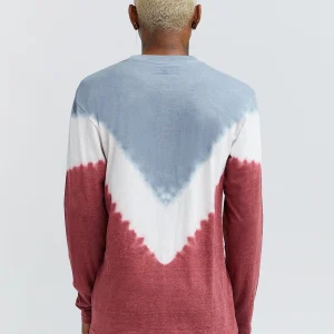 Discount Long Sleeve Tie Dye Tee Graphic Tees