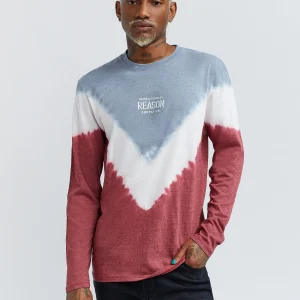 Discount Long Sleeve Tie Dye Tee Graphic Tees