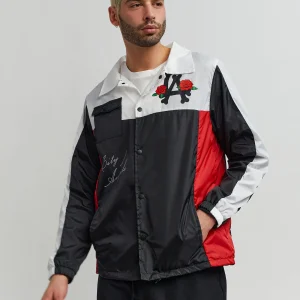 Store Los Angeles Coaches Jacket - Black Lightweight Jackets