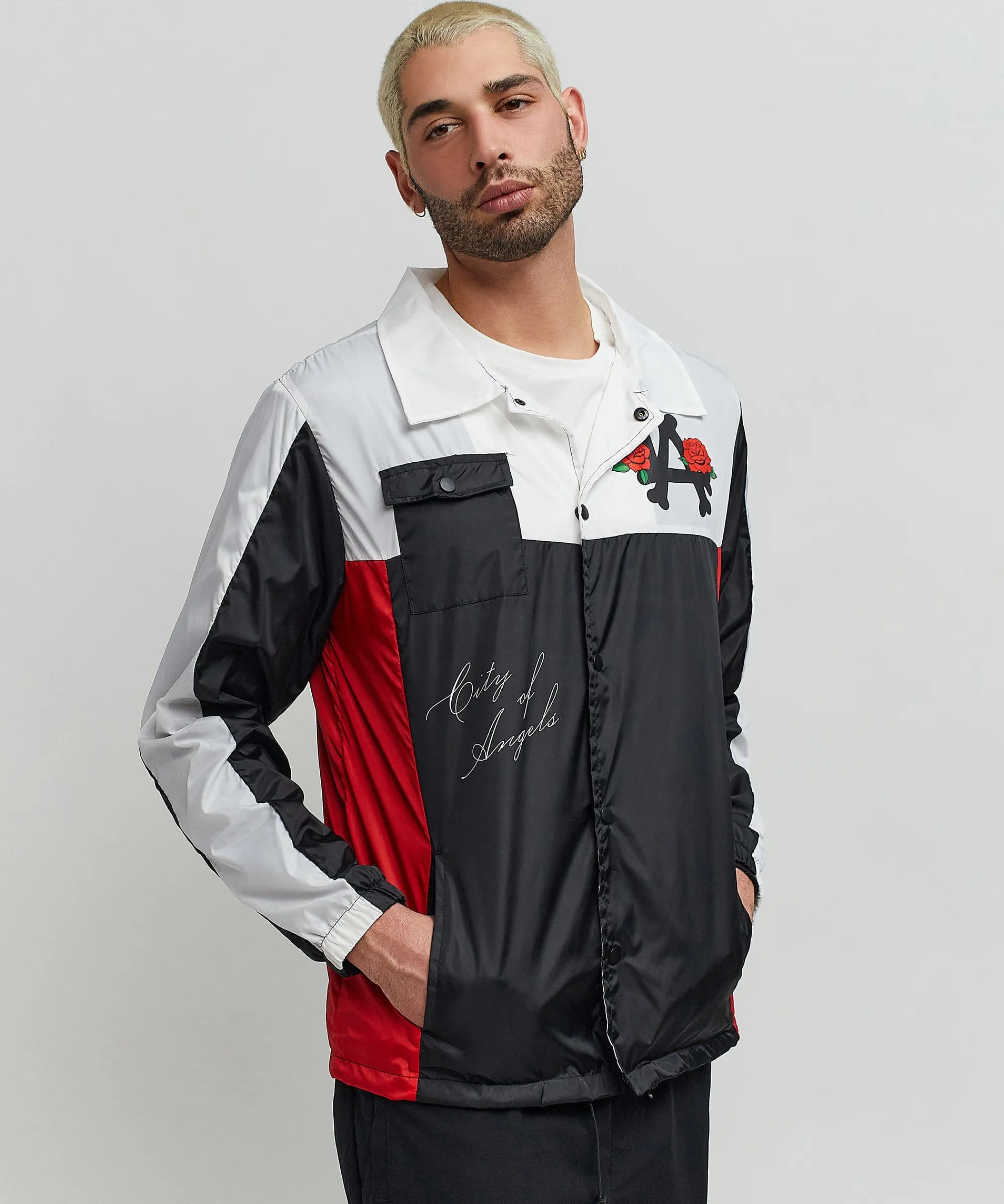 los_angeles_coaches_jacket__black_3.webp Store Los Angeles Coaches Jacket - Black Lightweight Jackets