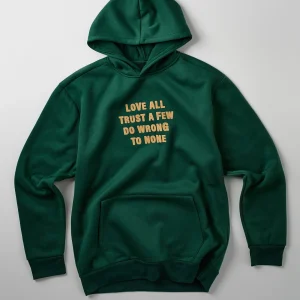New Love All Hoodie - Olive Green Hoodies | Hoodies