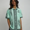Hot Luca Short Sleeve Shirt - Olive Green Button Downs