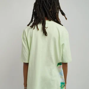 Outlet Luckier We Become Oversized Graphic Tee - Olive Green Graphic Tees | Oversized Tees