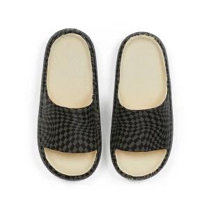Store Maddox Checkered Slides - Black Slides