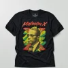 Cheap Malcolm X Vintage Short Sleeve Tee - Black Graphic Tees