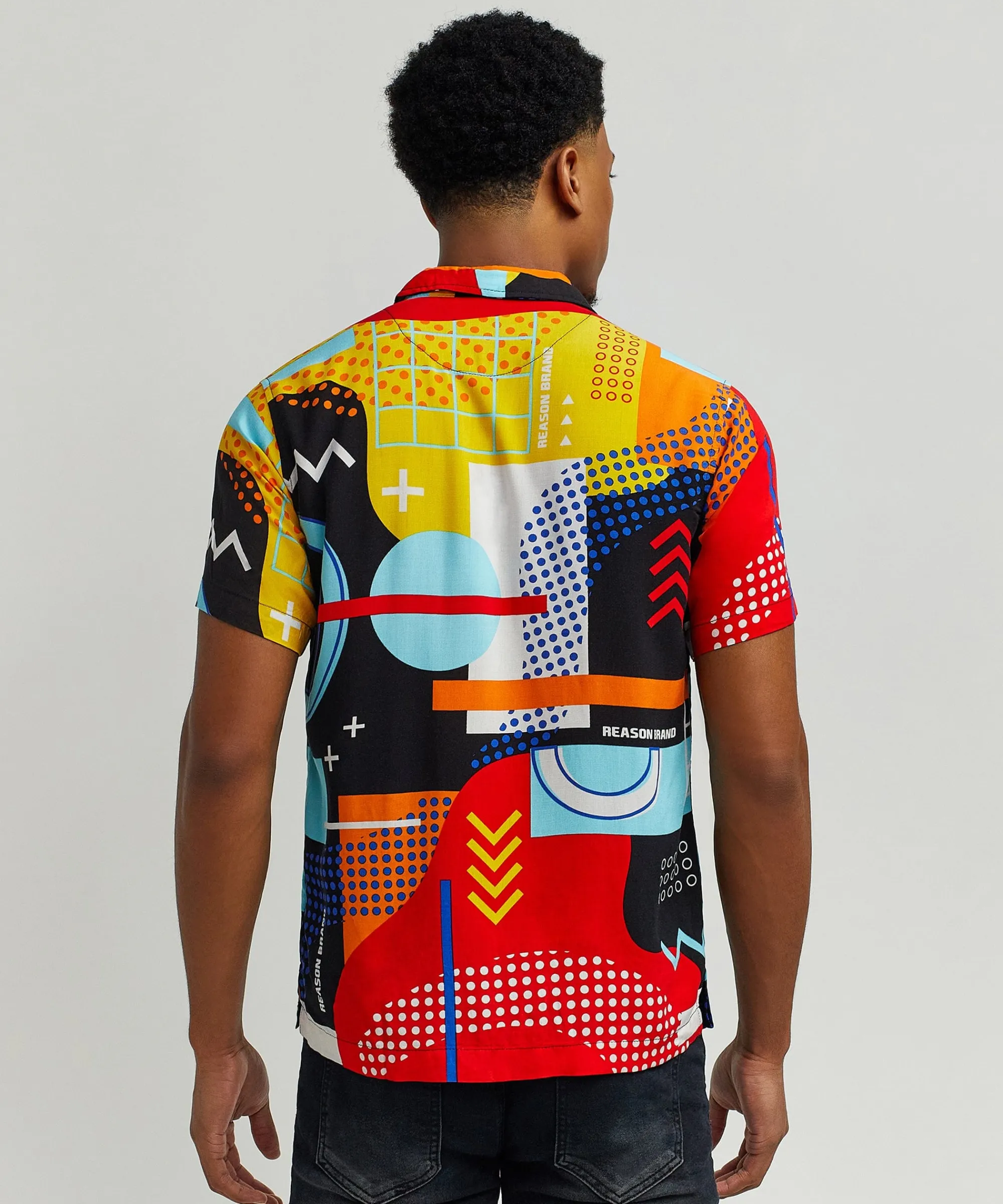 messenger_allover_print_short_sleeve_shirt_5.webp Flash Sale Messenger Allover Print Short Sleeve Shirt Button Downs