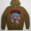 Online Mishka Band Hoodie - Olive Green Hoodies | Hoodies
