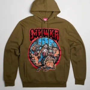 Online Mishka Band Hoodie - Olive Green Hoodies | Hoodies