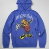 Discount Mishka Cyco Bootleg Hoodie - Blue Hoodies | Hoodies