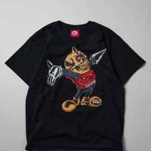 Cheap Mishka Cyco Bootleg Short Sleeve Tee - Black Graphic Tees