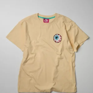 Discount Mishka Embroidered Keep Watch Short Sleeve Tee - Khaki Graphic Tees