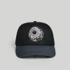 Shop Mishka Keep Watch Embroidered Trucker Hat - Black Hats