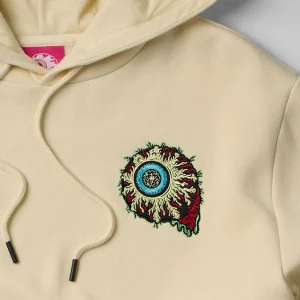 Hot Mishka Rock Embroidered Hoodie - Khaki Hoodies | Hoodies