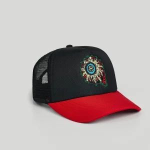 Cheap Mishka Rock Eyeball Embroidered Trucker Hat Hats