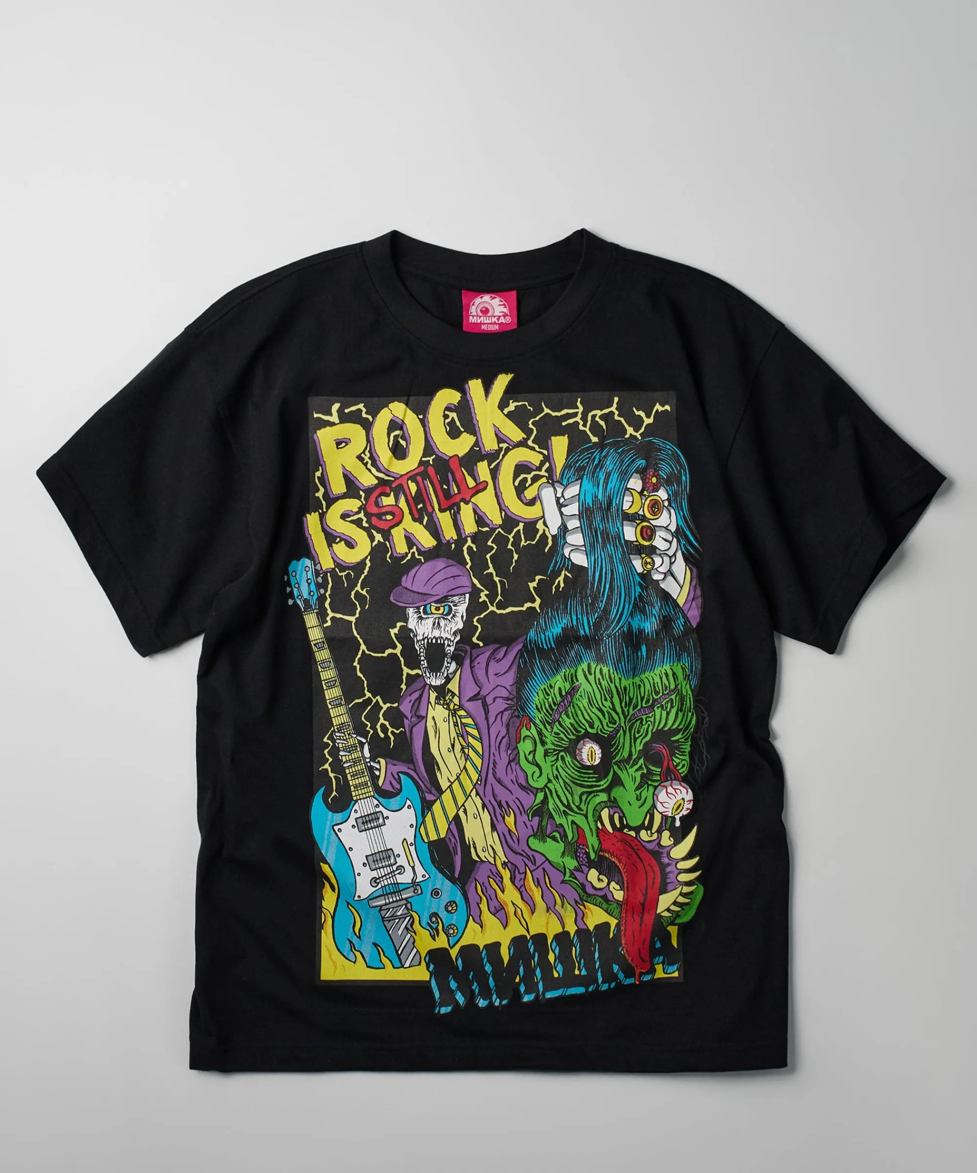 mishka_still_king_short_sleeve_tee__black_0.webp Best Mishka Still King Short Sleeve Tee - Black Graphic Tees