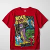 Flash Sale Mishka Still King Short Sleeve Tee - Red Graphic Tees