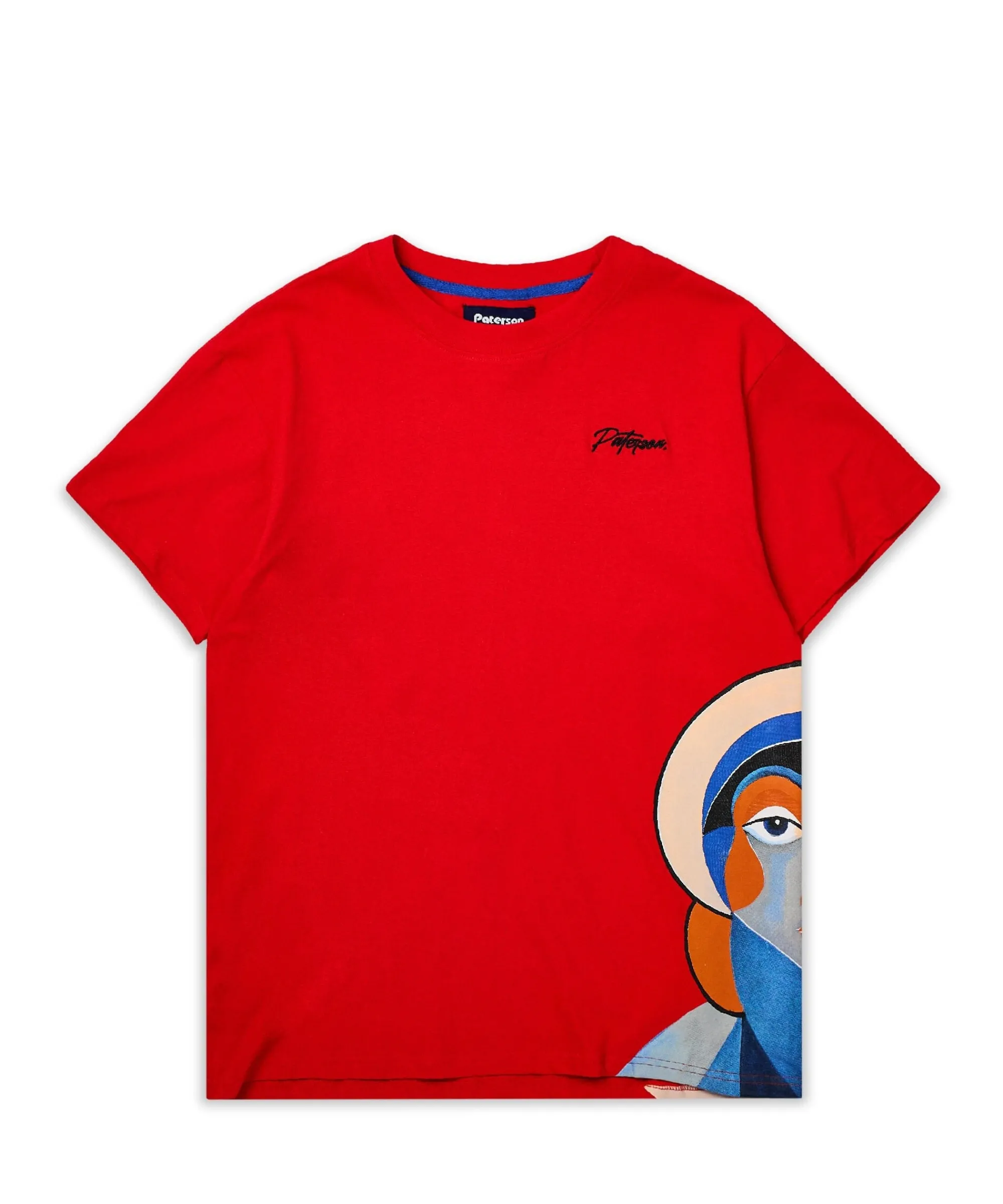 modernism_short_sleeve_tee__red_2.webp Online Modernism Short Sleeve Tee - Red Graphic Tees