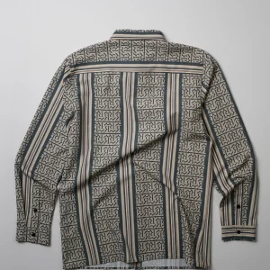 Outlet Monogram Long Sleeve Woven Shirt Button Downs