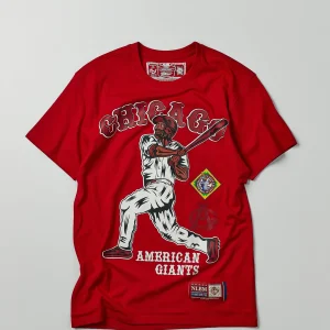 Outlet NLBM Chicago Short Sleeve Tee - Red Graphic Tees