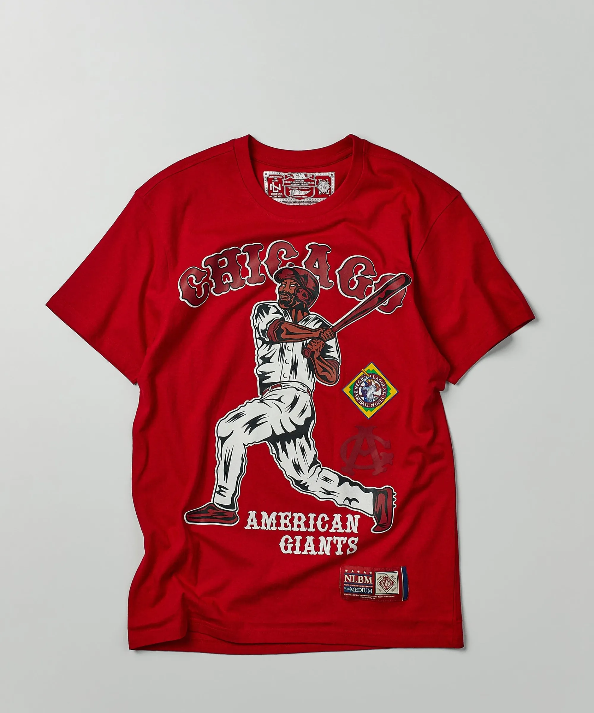 nlbm_chicago_short_sleeve_tee__red_1.webp Outlet NLBM Chicago Short Sleeve Tee - Red Graphic Tees