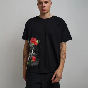 Sale No Love Lost Short Sleeve Tee - Black Graphic Tees
