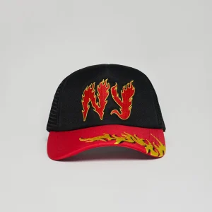 Sale NY Embroidery Trucker Hat - Red Hats