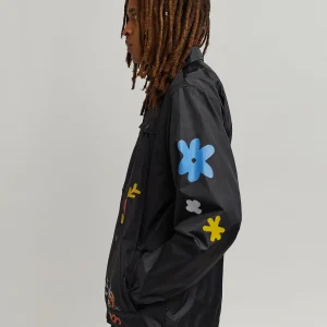 Cheap One Of A Kind Coaches Jacket - Black Lightweight Jackets