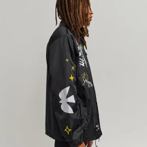 Cheap One Of A Kind Coaches Jacket - Black Lightweight Jackets
