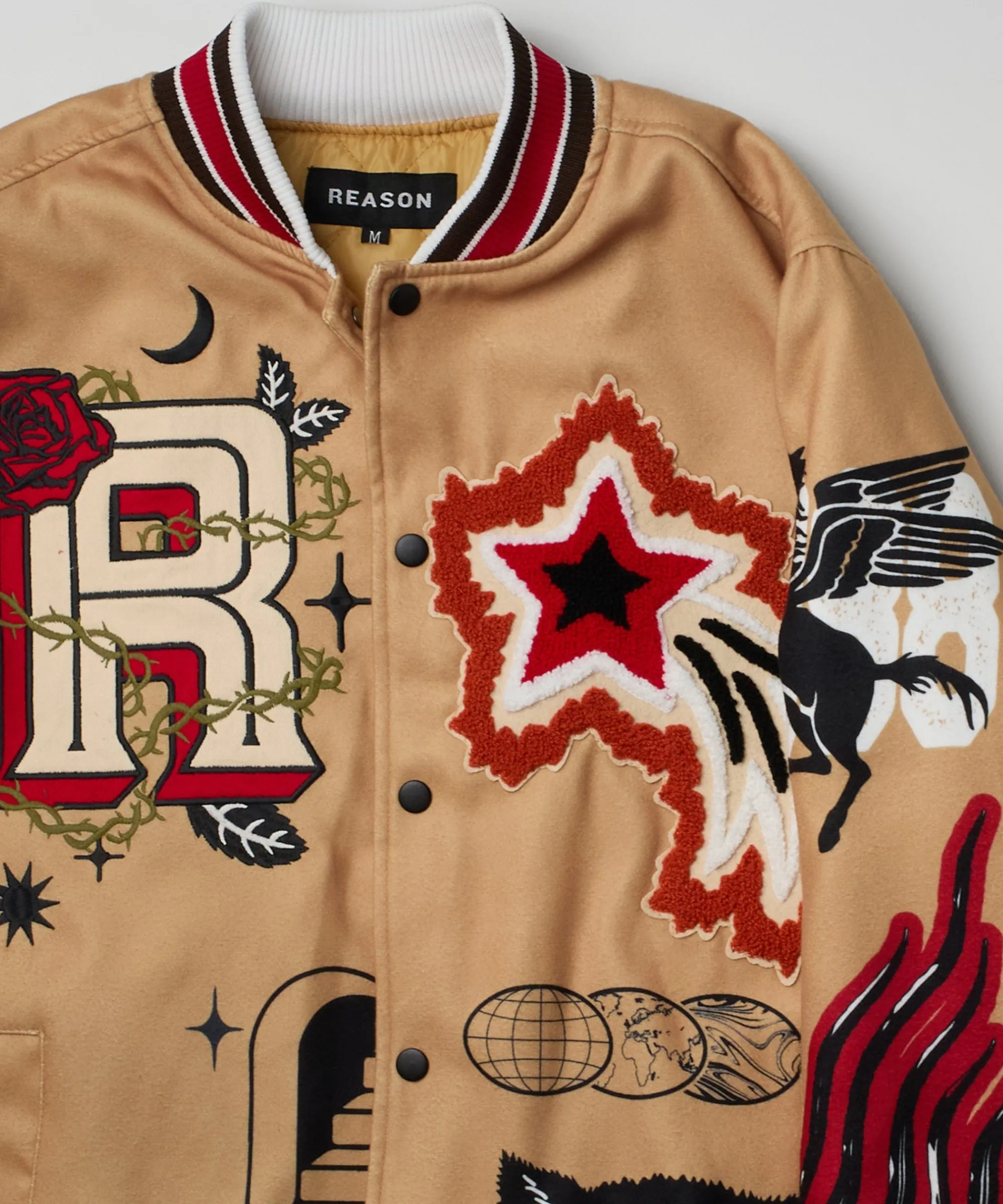 one_of_a_kind_varsity_jacket__khaki_3.webp Flash Sale One Of A Kind Varsity Jacket - Khaki Varsity Jackets