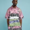 Hot Palm Springs Court Short Sleeve Shirt Button Downs