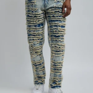 Store Peachtree Denim Jeans - Cream Denim Jeans | Shop All Bottoms