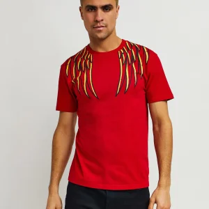 Store Phoenix Short Sleeve Graphic Print Tee - Red Graphic Tees