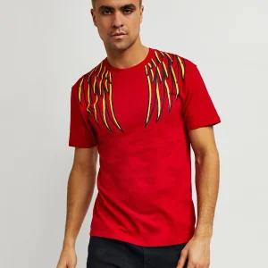 Store Phoenix Short Sleeve Graphic Print Tee - Red Graphic Tees