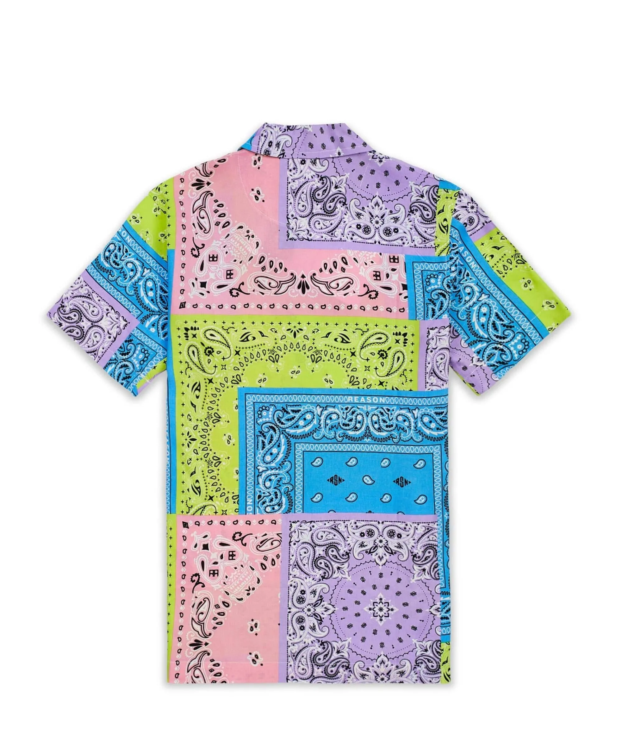 plus_size_bandana_paisley_allover_print_short_sleeve_shirt_1.webp Flash Sale Plus Size Bandana Paisley Allover Print Short Sleeve Shirt Button Downs