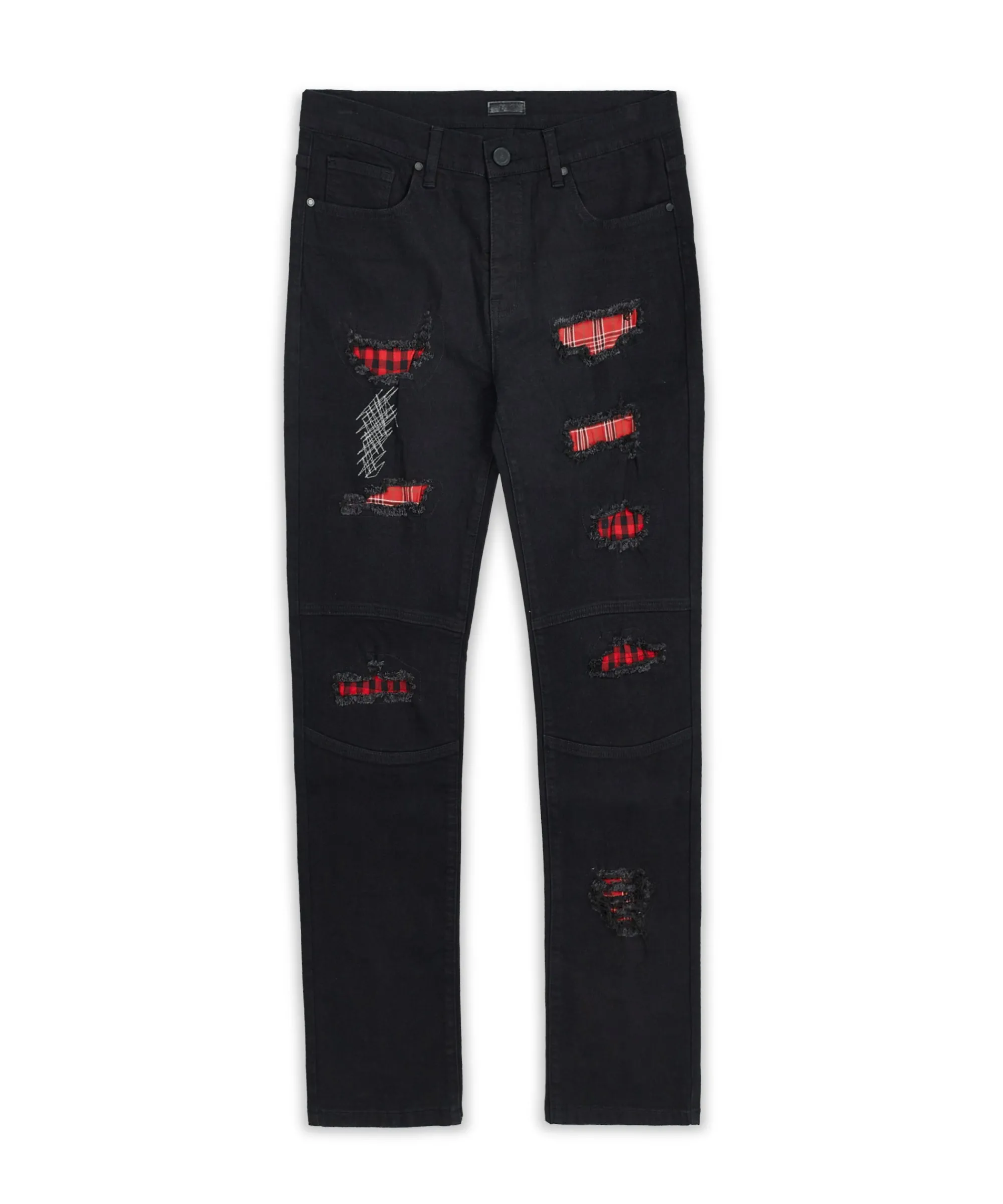 plus_size_black_set_patch_jeans_0.webp Hot Plus Size Black Set Patch Jeans Denim Jeans | Denim