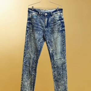 Flash Sale Plus Size Haze Acid-Wash Moto Jeans Denim Jeans | Denim
