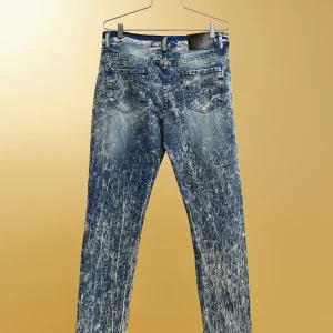 Flash Sale Plus Size Haze Acid-Wash Moto Jeans Denim Jeans | Denim