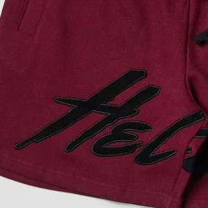 Shop Plus Size Hellcat Fleece Shorts - Burgundy Shorts