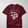 Store Plus Size Hellcat Short Sleeve Tee - Burgundy Graphic Tees