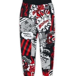 Flash Sale Plus Size Money Calls Comic Print Jogger Shop All Bottoms | Joggers