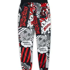 Flash Sale Plus Size Money Calls Comic Print Jogger Shop All Bottoms | Joggers