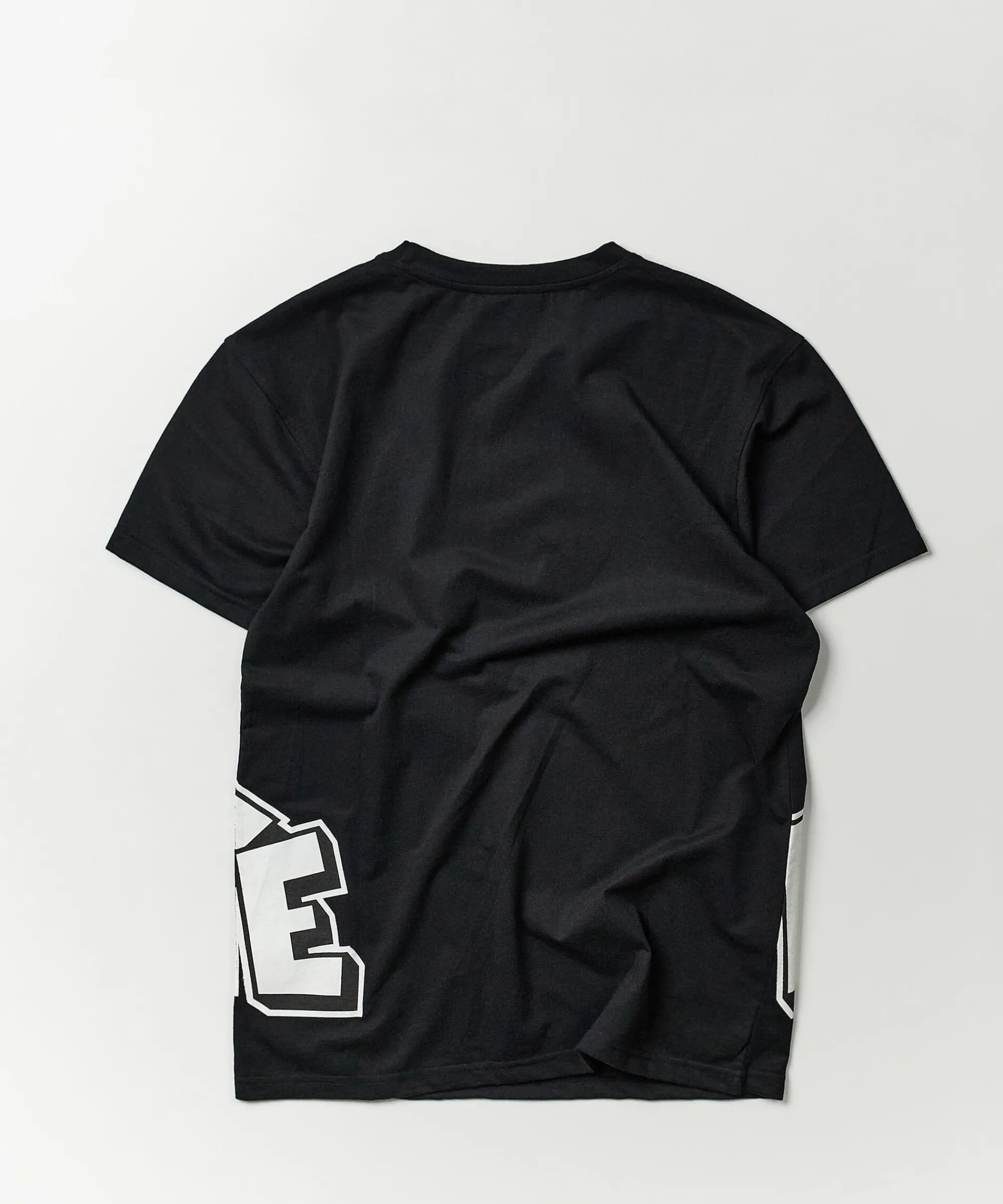 Store Plus Size Popeye Side Print Short Sleeve Tee - Black Graphic Tees