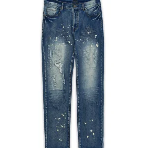 New Plus Size Stitchworks Ripped Washed Jeans Denim Jeans | Denim