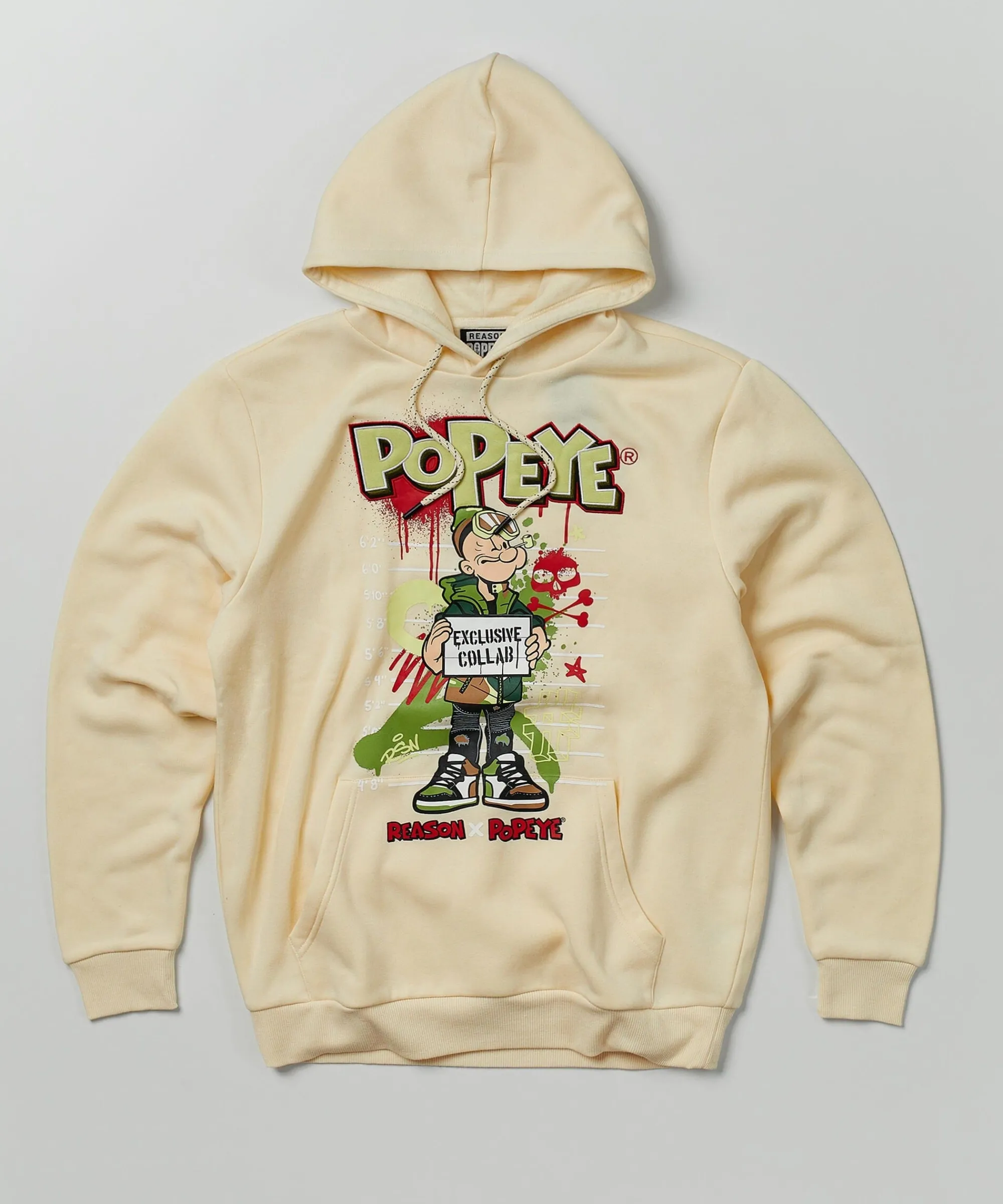 popeye_appli_print_hoodie__tan_0.webp Sale Popeye Appli Print Hoodie - Tan Hoodies | Hoodies