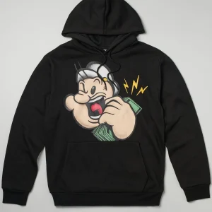 Sale Popeye Hoodie - Black Hoodies | Hoodies