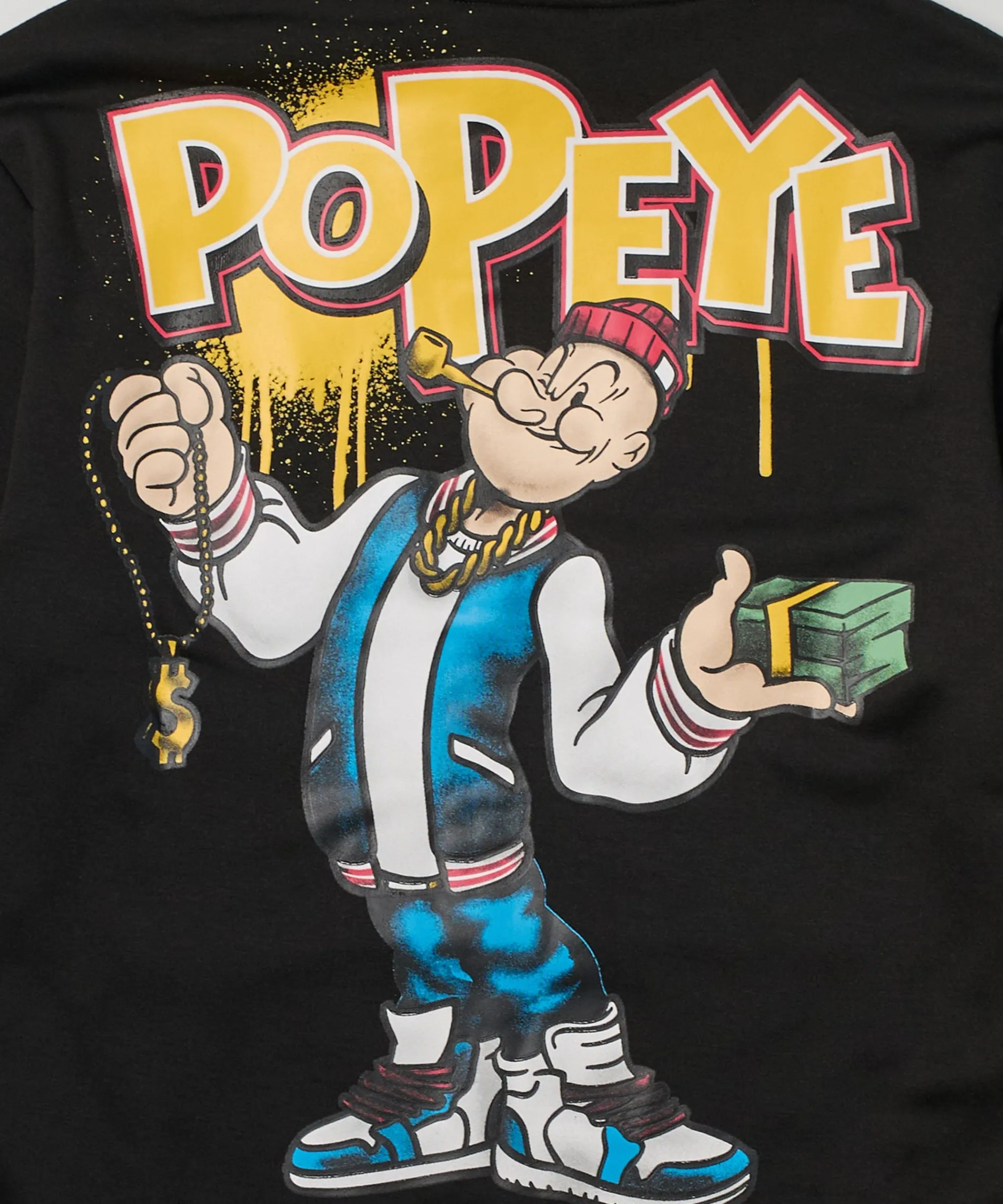 popeye_hoodie__black_3.webp Sale Popeye Hoodie - Black Hoodies | Hoodies